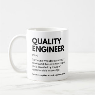Mug Définition drôle d'ingénieur de la qualité