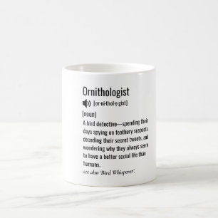 Mug Définition drôle d'ornithologue Ornithologie