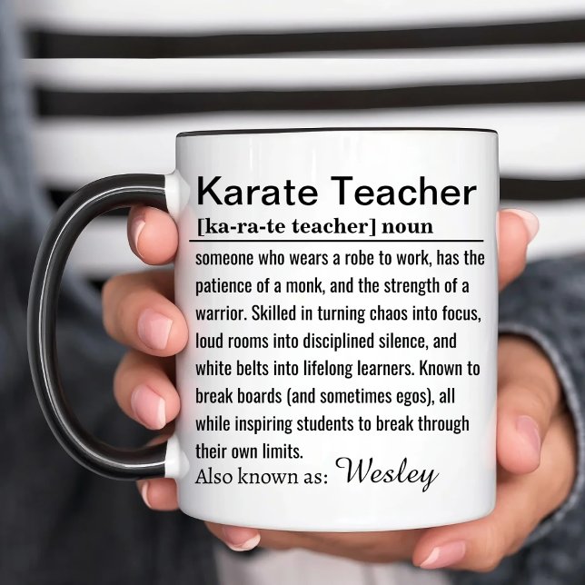 Mug Définition drôle et personnalisée d'un professeur  (Créateur téléchargé)