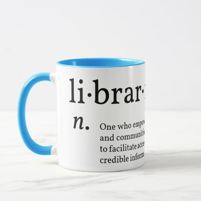 Mug Définition du bibliothécaire (Gauche)
