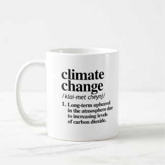 Mug Définition du changement climatique