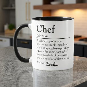 Mug Définition du chef Cadeau d'appréciation personnal