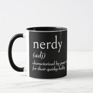 Mug Définition du dictionnaire pour NERDY