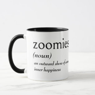 Mug Définition du dictionnaire pour ZOOMIES