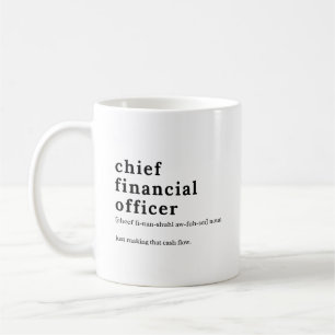Mug Définition du directeur financier – Cadeau financi