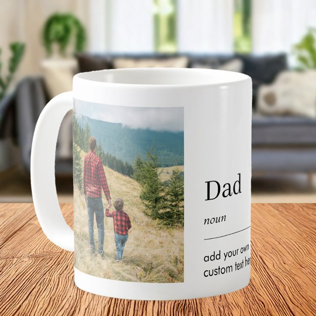 Mug Définition du mot photo papa (Créateur téléchargé)