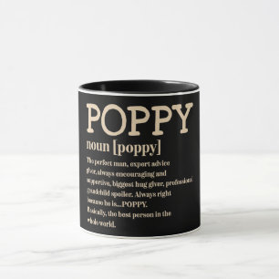 Mug Définition du pavot/grand-père