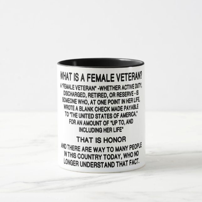 Mug Définition Du Vétérinaire Féminin (Centre)