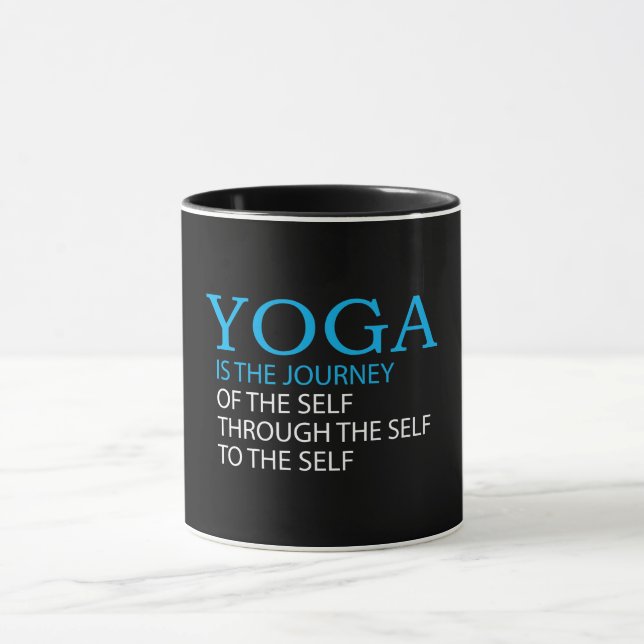 Mug Définition du yoga inspirationnel (Centre)