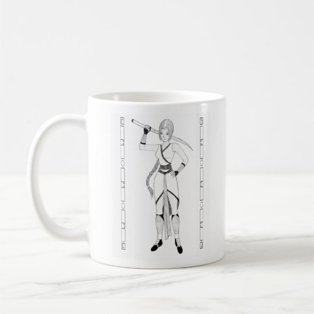 Mug Définition d'un guerrier (Gauche)