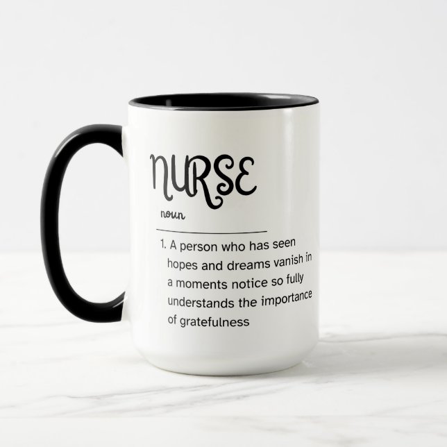 Mug Définition d'une motte d'infirmière (volume 4) (Gauche)