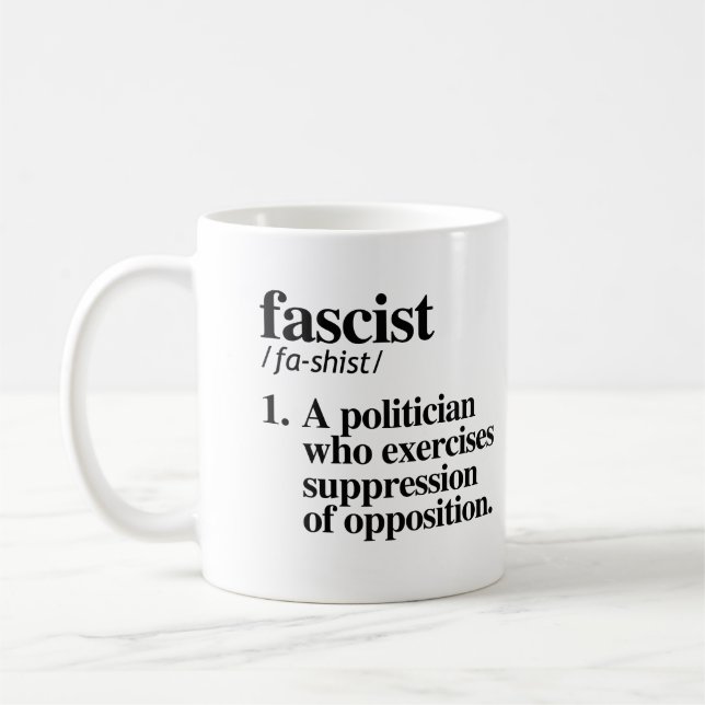 Mug Définition Fasciste (Gauche)