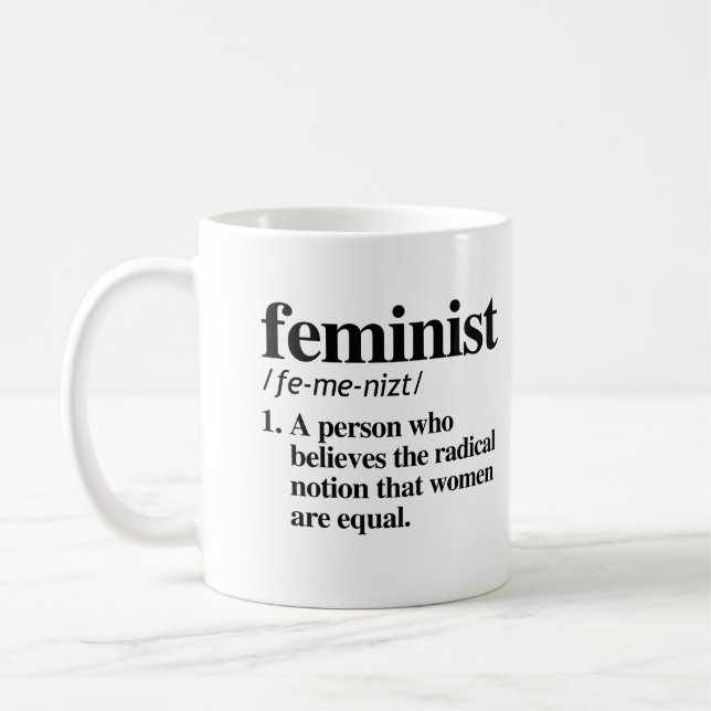 Mug Définition féministe (Gauche)