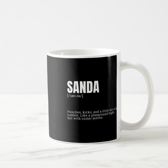 Mug Définition humoristique des passionnés de Sanda dr (Droite)