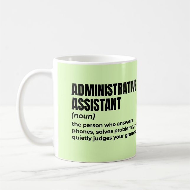 Mug Définition intelligente de l'assistant administrat (Gauche)