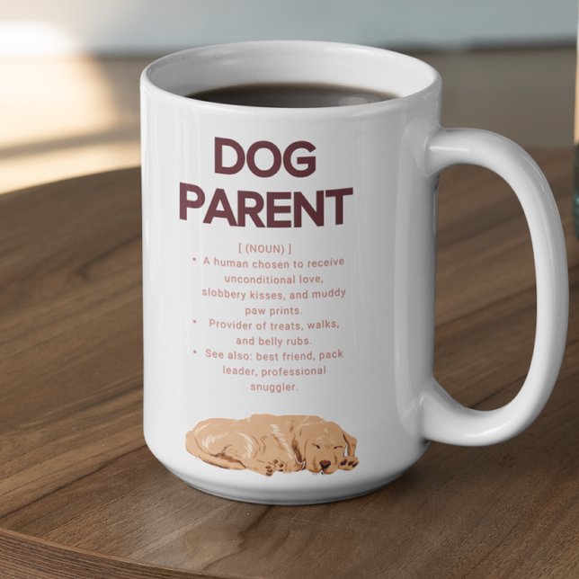 Mug Définition personnalisable de parent de chien (Créateur téléchargé)