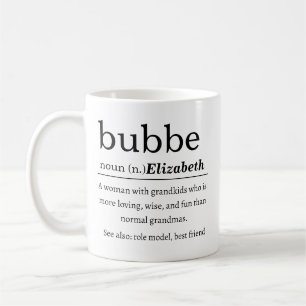 Mug Définition personnalisée de Bubbe