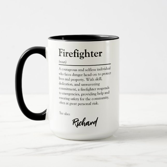 Mug Définition personnalisée de l'appréciation des pom (Gauche)