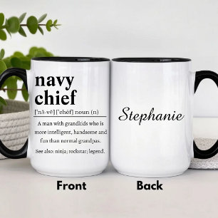 Mug Définition personnalisée de l'enseigne de vaisseau