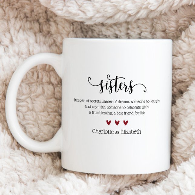 Mug Définition personnalisée de soeur (Créateur téléchargé)