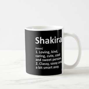 Mug Définition Shakira Nom Personnalisé Cadeau Drôle d
