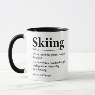 Mug Définition Ski Amusant Ski Sport Amateurs Ski