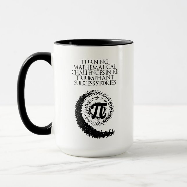 Mug Défis mathématiques histoires de réussite triompha (Gauche)