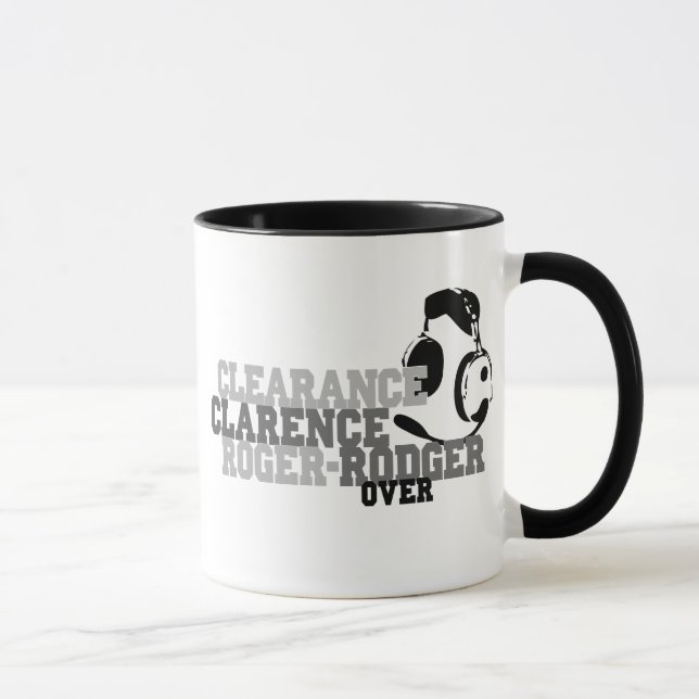 Mug Dégagement Clarence Roger Rodger plus de (Droite)