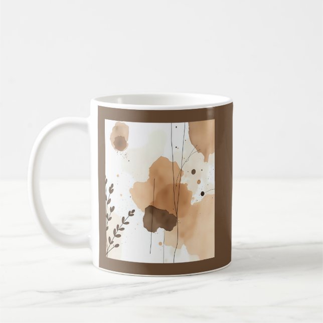 Mug Dégradations Beige et Brown (Gauche)