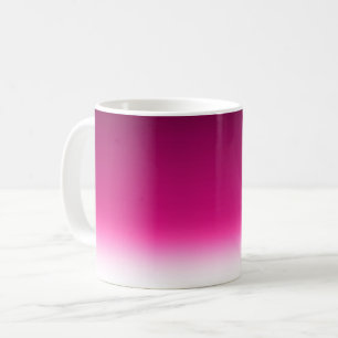 Mug Dégradé blanc rose burgundy