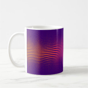 Mug dégradé demi-ton Abstrait. arrière - plan dynamiqu