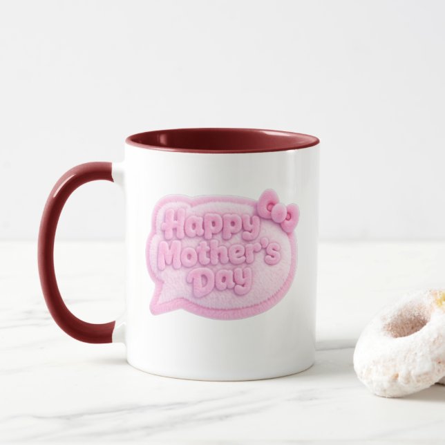 Mug Dégradé Douillet Fête des Mères (Avec donut)