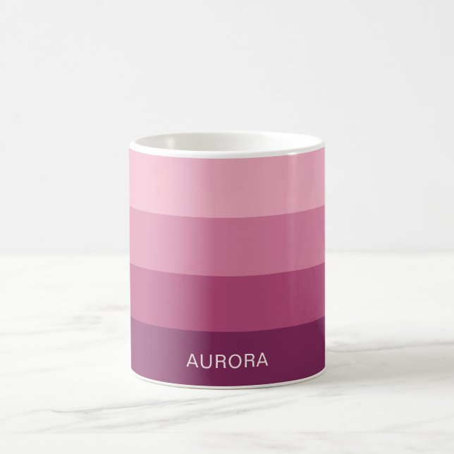 Mug Dégradé motivationnel avec nom personnalisé (Centre)