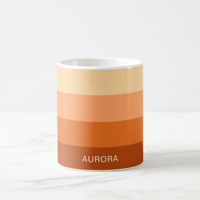 Mug Dégradé motivationnel avec nom personnalisé (Centre)