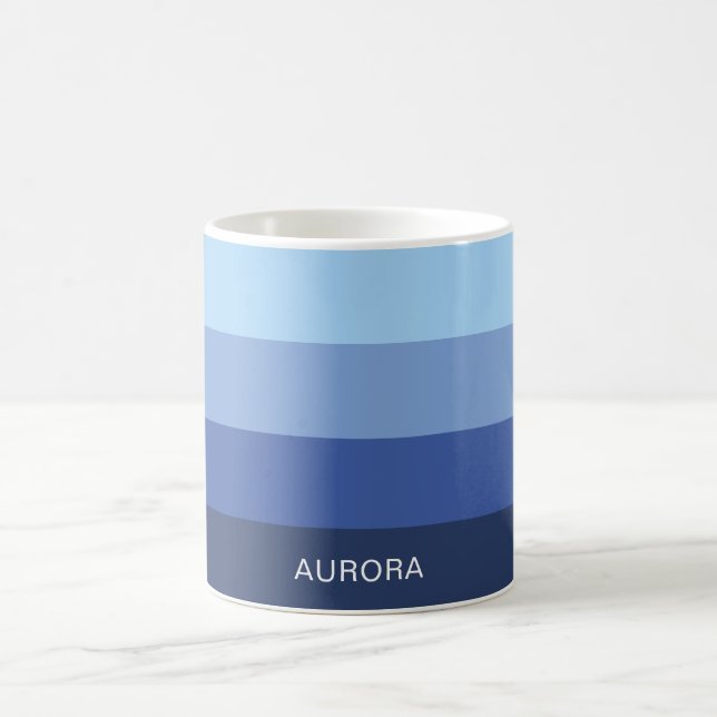 Mug Dégradé motivationnel avec nom personnalisé (Centre)