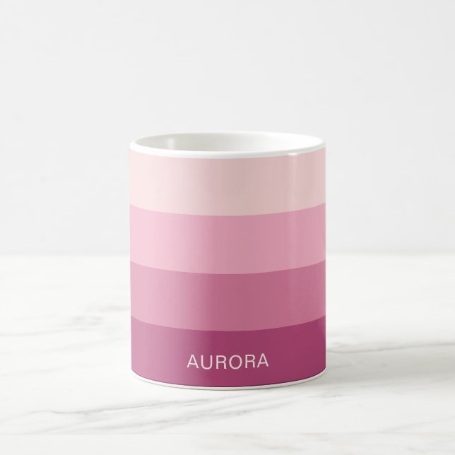 Mug Dégradé motivationnel avec nom personnalisé (Centre)