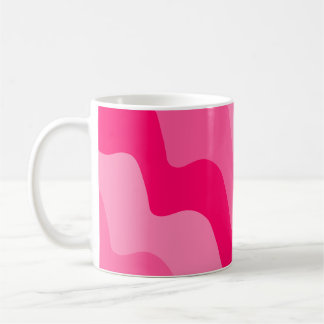 Mug Dégradé ondulé rose
