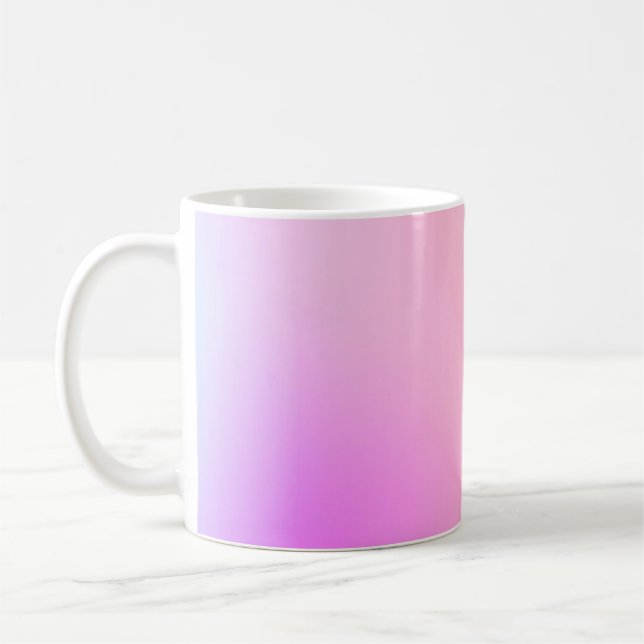 Mug Dégradé pastel de barbe à papa rêveur (Gauche)