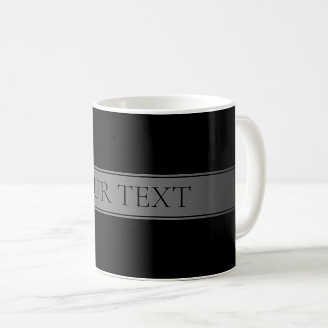 Mug Dégradé simple et élégant à rayures, couleur modif (Devant droit)