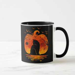 MUG DÉGUISEMENT CITROUILLE CHAT HALLOWEEN AMATEUR DE C