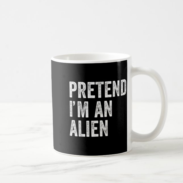 Mug Déguisement de fête d'Halloween drôle d'extraterre (Droite)