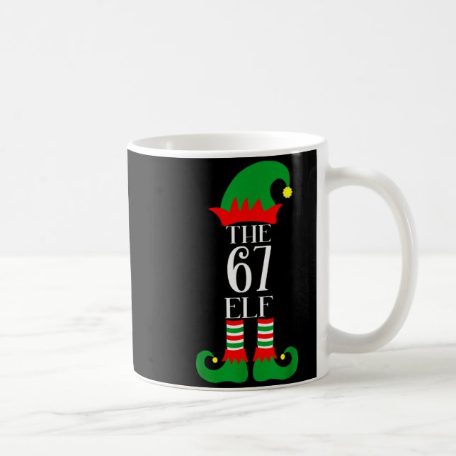 Mug Deguisement de Noël Elf 67 Pyjama 67 Meme Gen Alph (Droite)