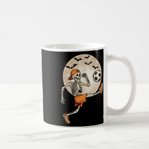Mug Déguisement de soccer d'Halloween squelette drôle