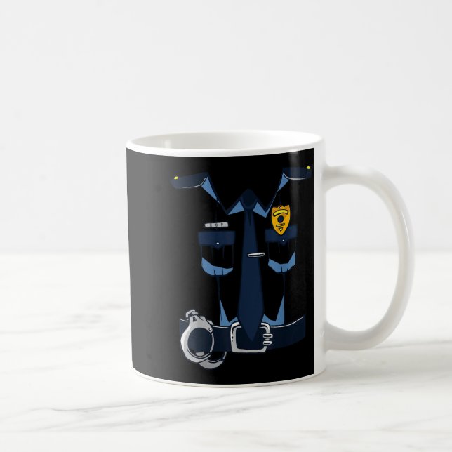 Mug Déguisement d'enfant pour Halloween en uniforme d' (Droite)