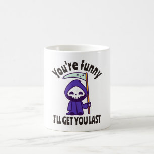 Mug Déguisement d'Halloween squelette de la Faucheuse 