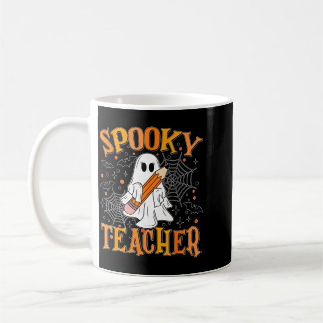 Mug Déguisement drôle et effrayant d'enseignant pour H (Gauche)