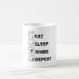 Mug Dégustation amusante de cadeaux d'Anime Dormir R
