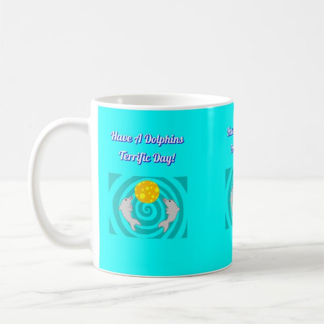 Mug Dégustez une superbe purée de café Dauphins (Gauche)
