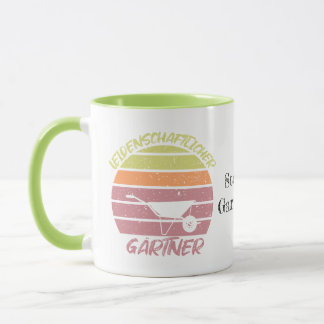 Mug dein Nom personnalisierbares Design Gärtner