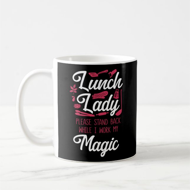 Mug Déjeuner Dame dîne dame S'Il Vous Plaît Revenir Ta (Gauche)